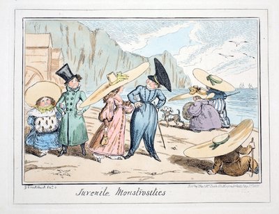 Juvenile Monstrosities, pub. 1835 by George Cruikshank